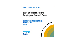SAP ApplicationAssociate-SuccessFactorsEmployeeCentralCore1H